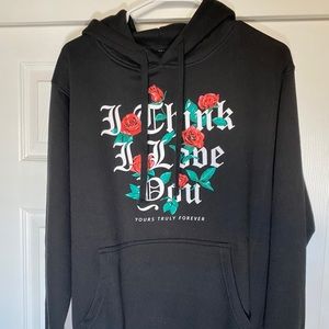 phora "I think I love you hoodie" yourstruly